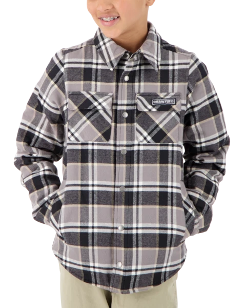 Obermeyer Teen Boys Avery Flannel - Berm Plaid 6 Obermeyer Teen Boys Avery Flannel - Berm Plaid - Image 4