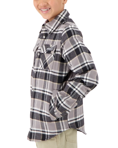Obermeyer Teen Boys Avery Flannel - Berm Plaid 7 Obermeyer Teen Boys Avery Flannel - Berm Plaid - Image 5