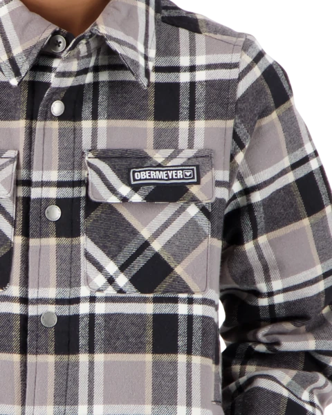 Obermeyer Teen Boys Avery Flannel - Berm Plaid 9 Obermeyer Teen Boys Avery Flannel - Berm Plaid - Image 7