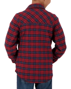 Obermeyer Teen Boys Avery Flannel - Mey Plaid -Obermeyer Sales Store webimage 4401619144 S07 MODBCK